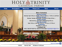 Tablet Screenshot of holytrinityavon.com